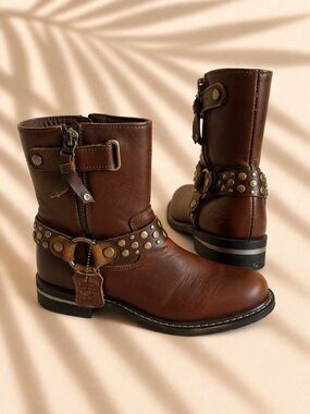 Harley Davidson womens Vada brown boots